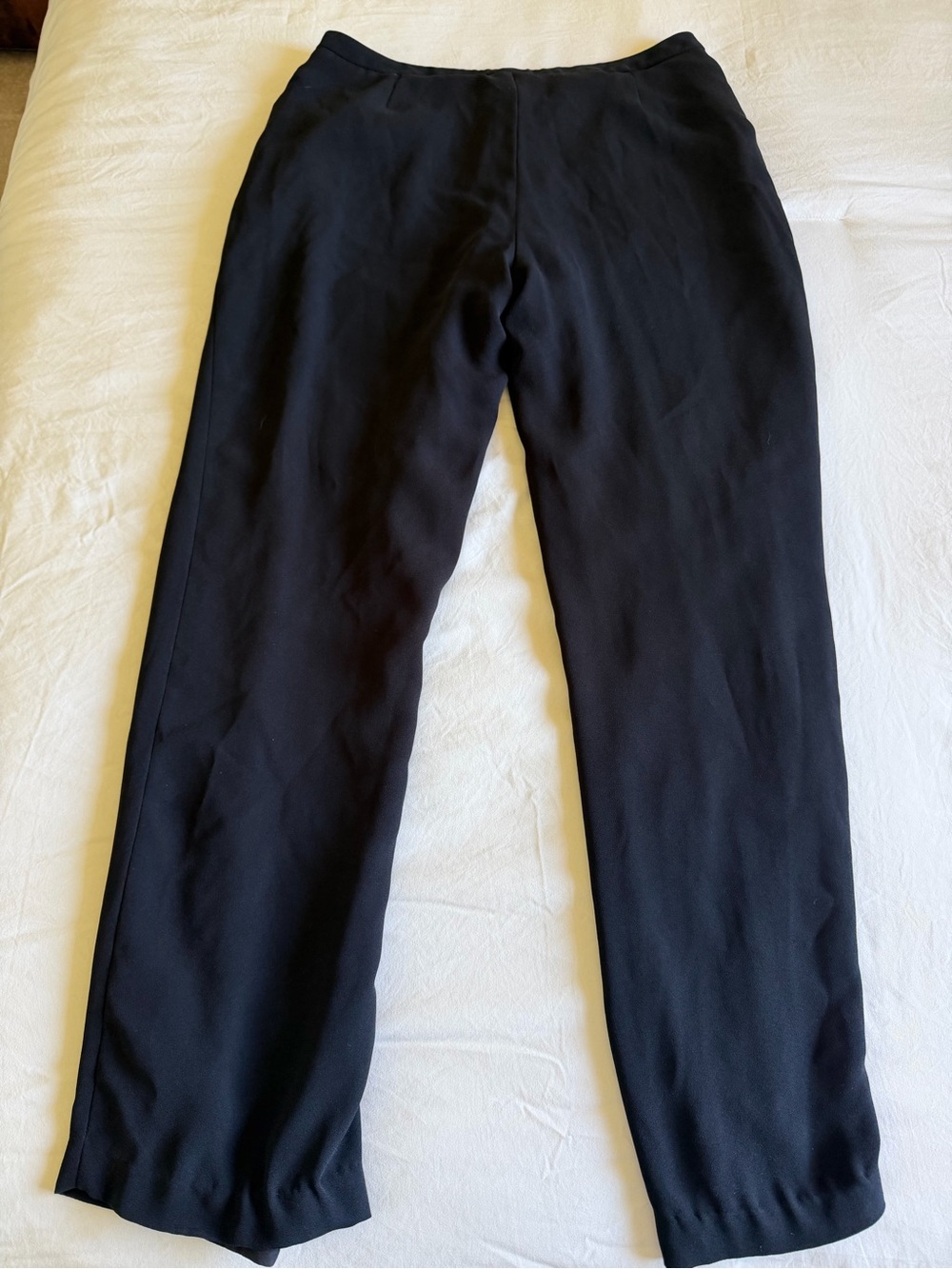 Oscar Maxx California Black Wide Leg Dress Pants Size 8 Made in Canada - Picture 9 of 9